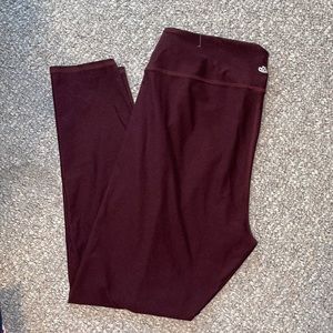 Maroon Leggings